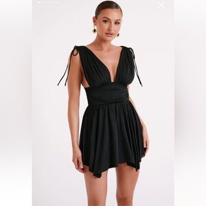ANYA SLINKY A LINE MINI DRESS